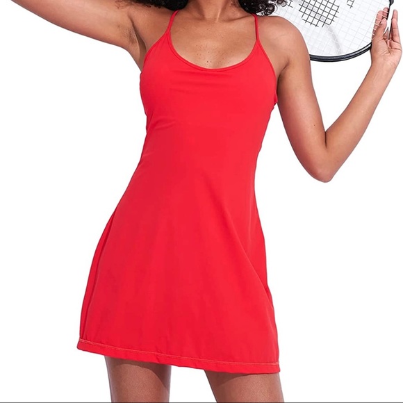 Womens Large Finlin Exercise Dress in Red!! Brand New & Never Worn!! - Picture 3 of 5